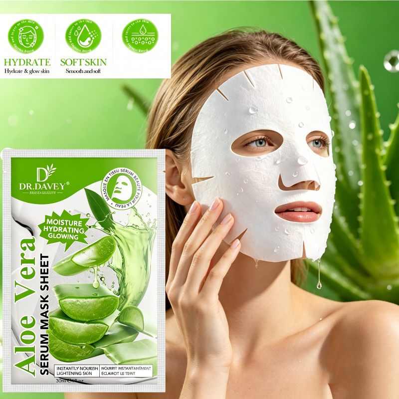 Aloe Vera Serum Facial Mask Sh - Face Mask Storage Box ulasan dan harga