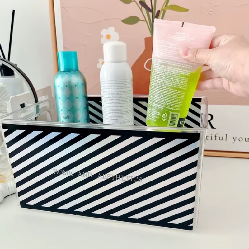 Tabletop Cosmetics Storage Box - Face Mask Storage Box ulasan dan harga