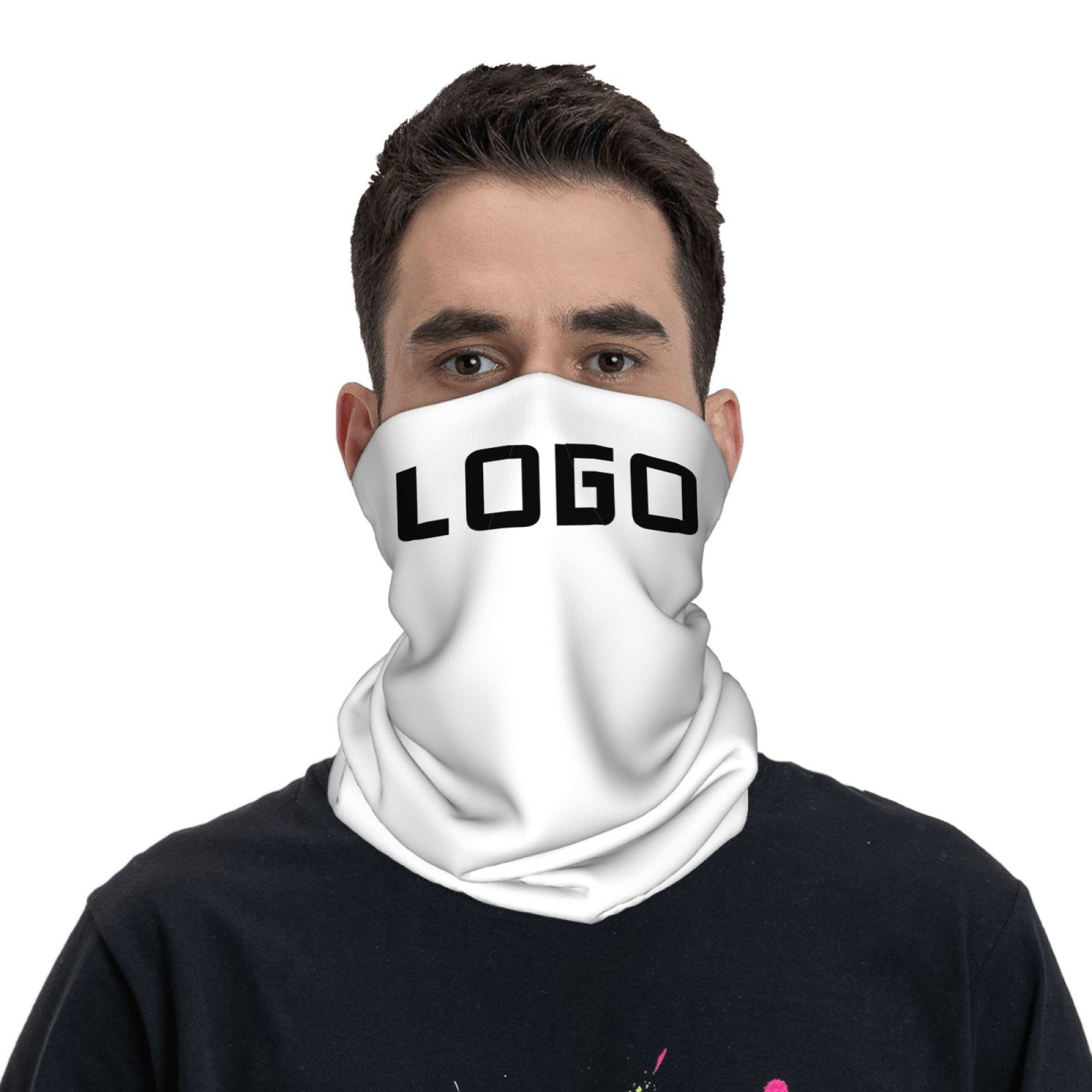 Custom Photo Logo Seamless Nec - Neck Gaiter Face Cover ulasan dan harga