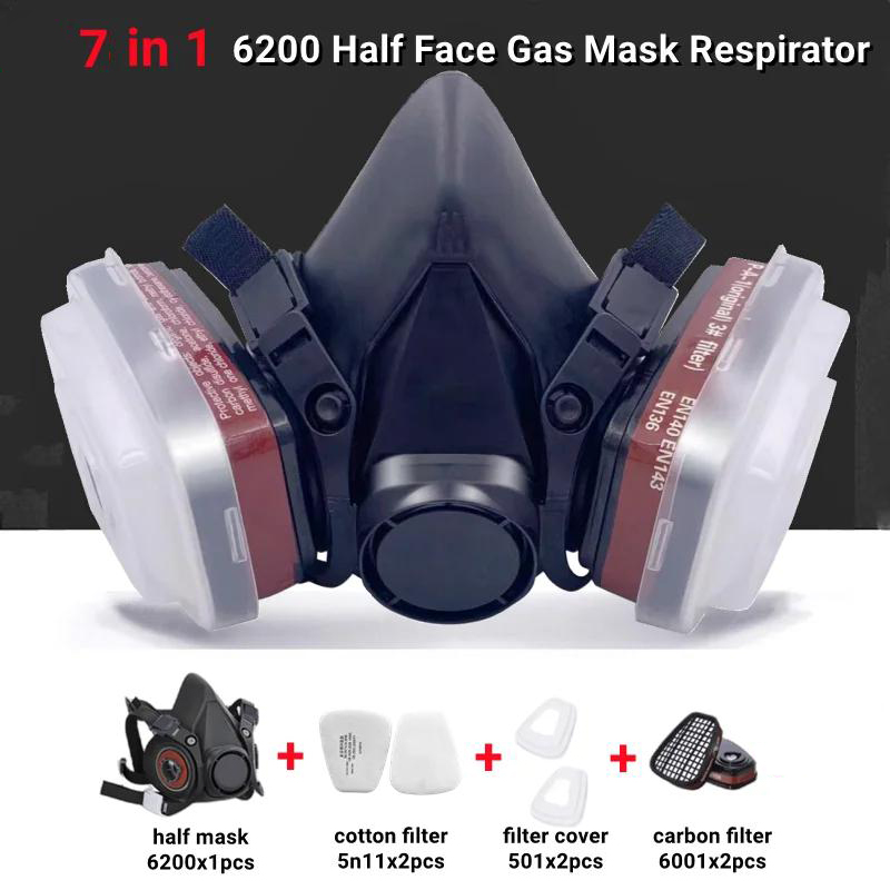 Dust Gas Mask Anti-fog Safety  - Dust Mask Construction ulasan dan harga