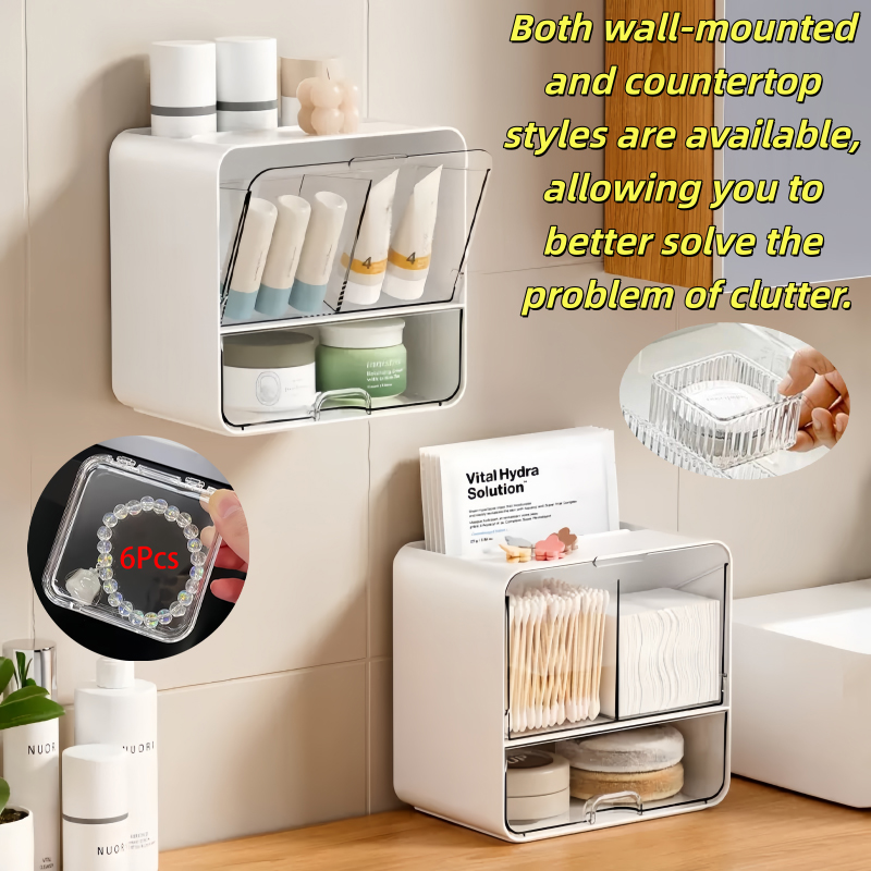 8-Piece Set, One Wall-Mounted  - Face Mask Storage Box ulasan dan harga
