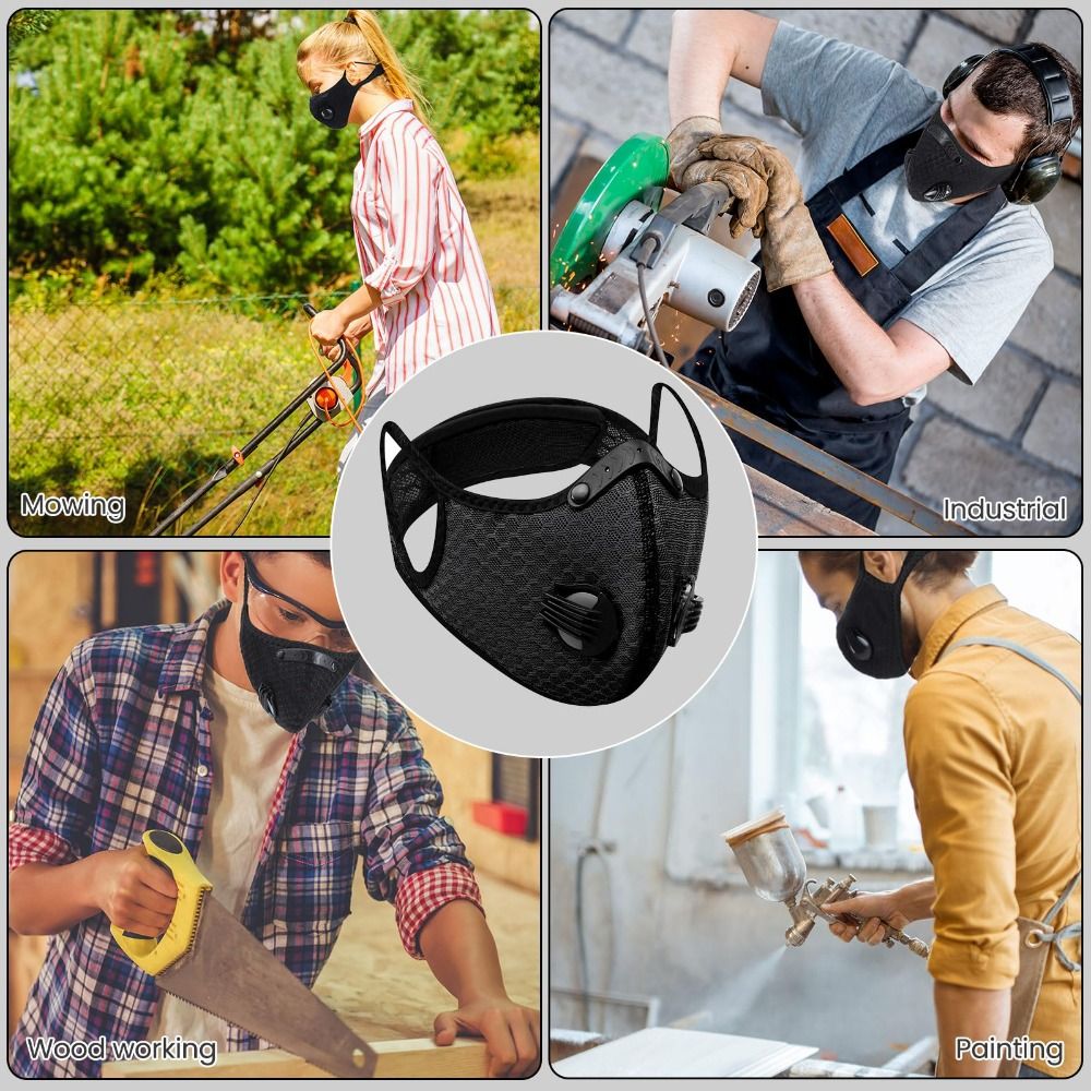 Breathable Ergonomic Dust Mask - Anti Pollution Mask ulasan dan harga