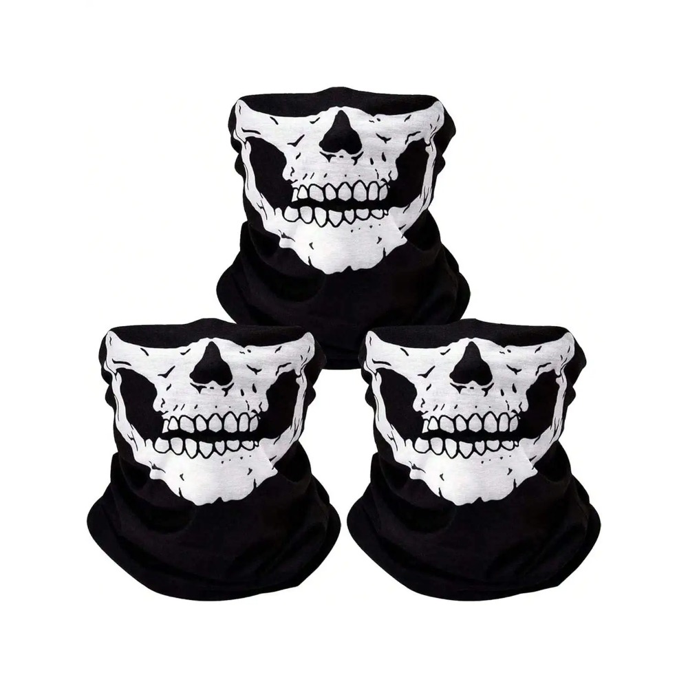 10pcs Skull Seamless Windproof - Sports Mask Breathable ulasan dan harga