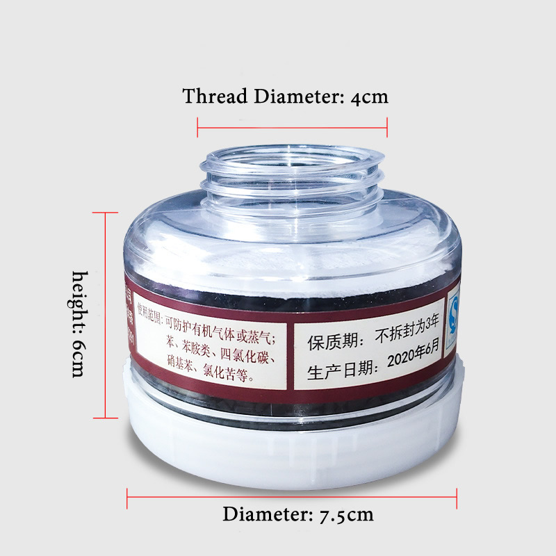 1pcs RD40 40mm Round Gas Mask  - Dust Mask Construction ulasan dan harga