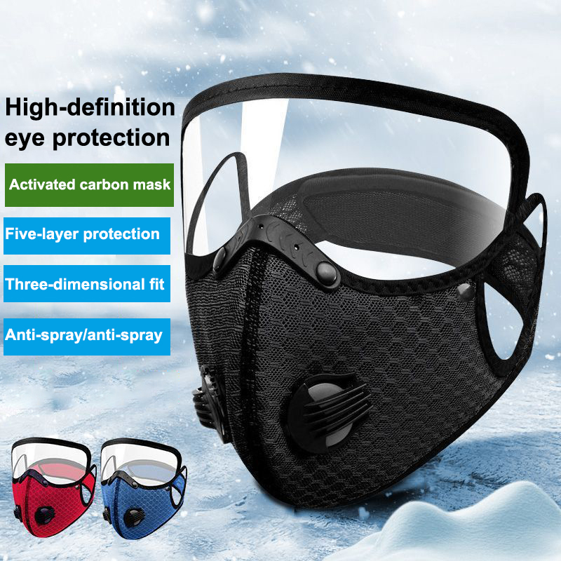 New Cycling Face Mask With Fil - Anti Pollution Mask ulasan dan harga