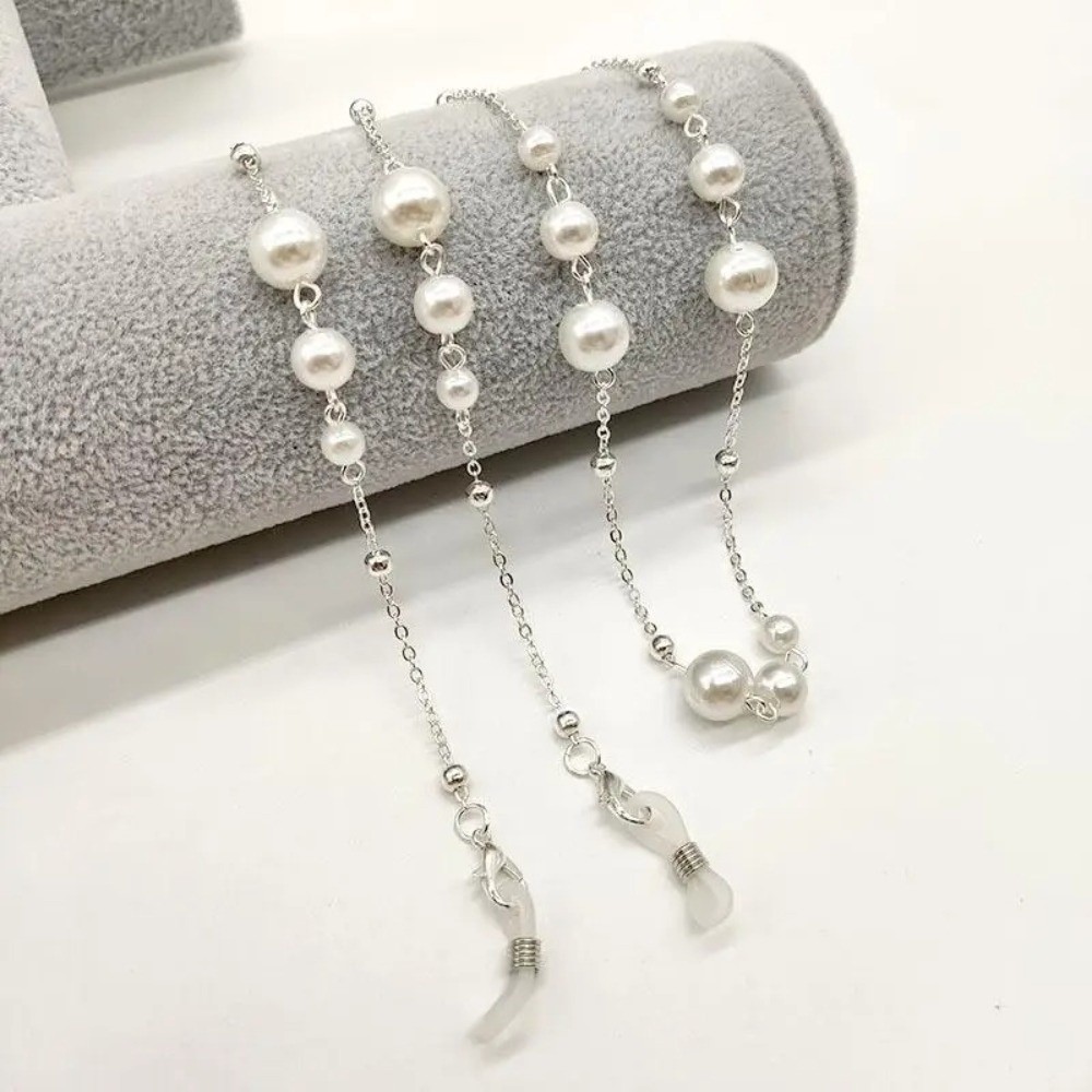 Trendy Pearl Beaded Sunglass C - Mask Lanyard Adjustable ulasan dan harga
