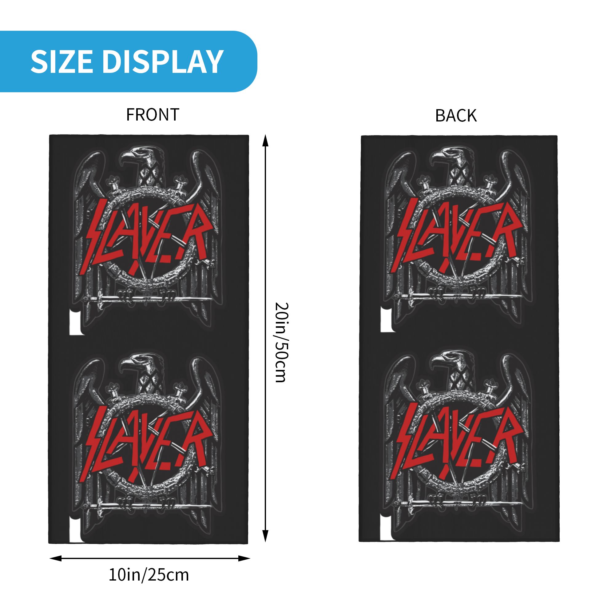Custom Slayers Logo Bandana Ne - Neck Gaiter Face Cover ulasan dan harga