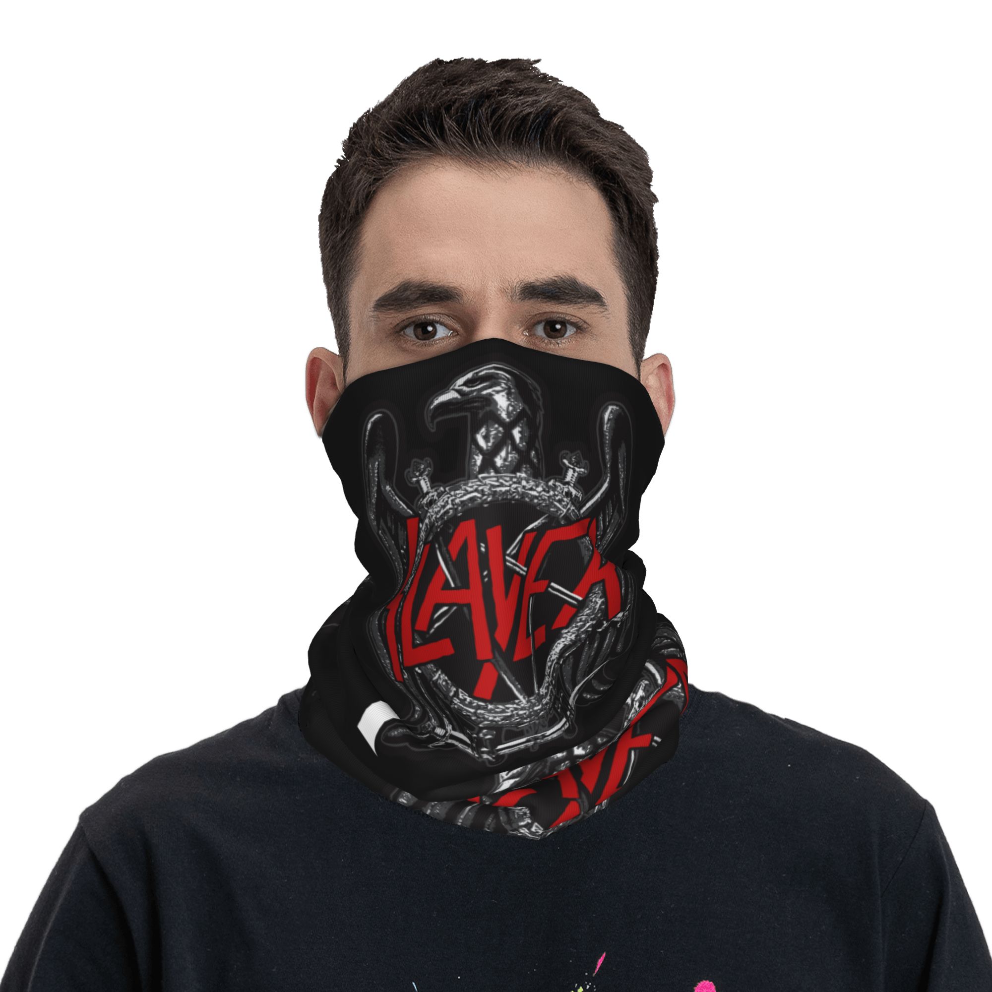 Custom Slayers Logo Bandana Ne - Neck Gaiter Face Cover ulasan dan harga