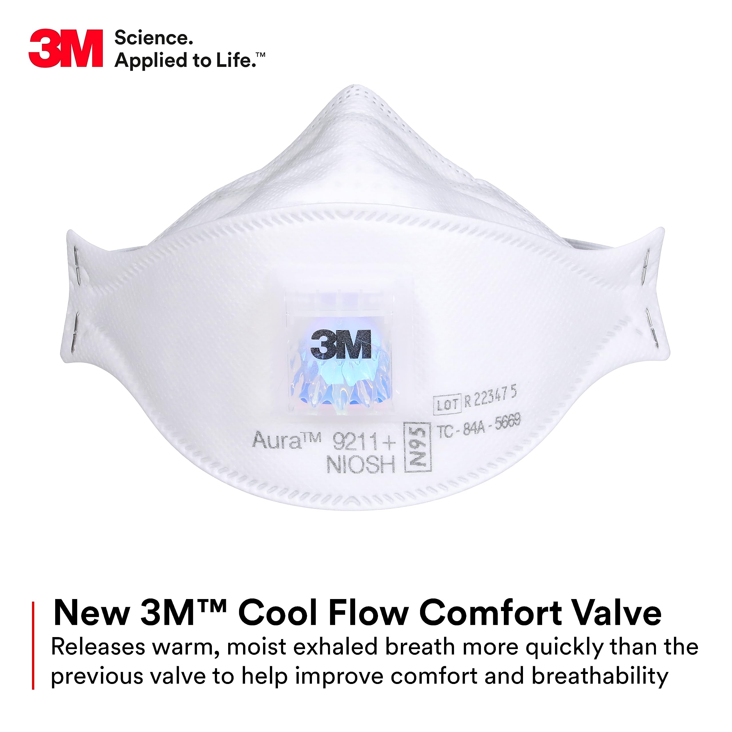 3M Aura 9211+ Particulate Resp - Dust Mask Construction ulasan dan harga