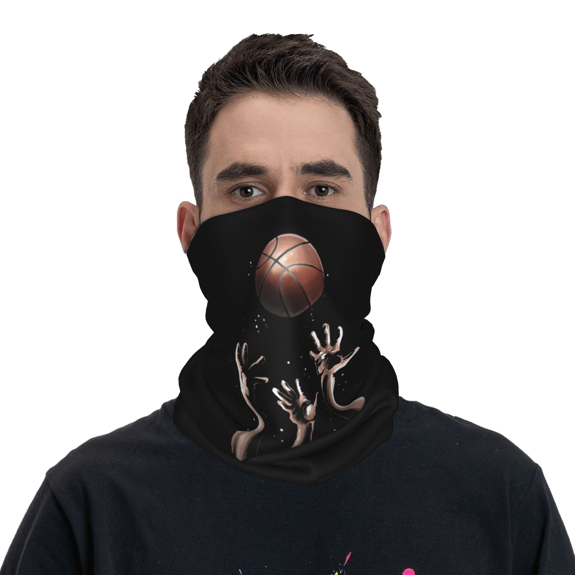 Custom Basketball Jump Bandana - Neck Gaiter Face Cover ulasan dan harga