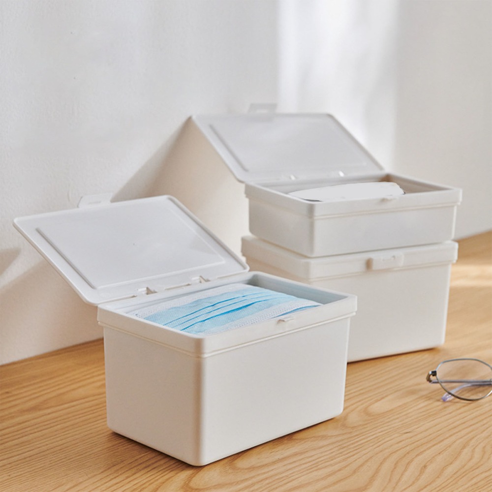 Large Capacity Face Cover Disp - Face Mask Storage Box ulasan dan harga