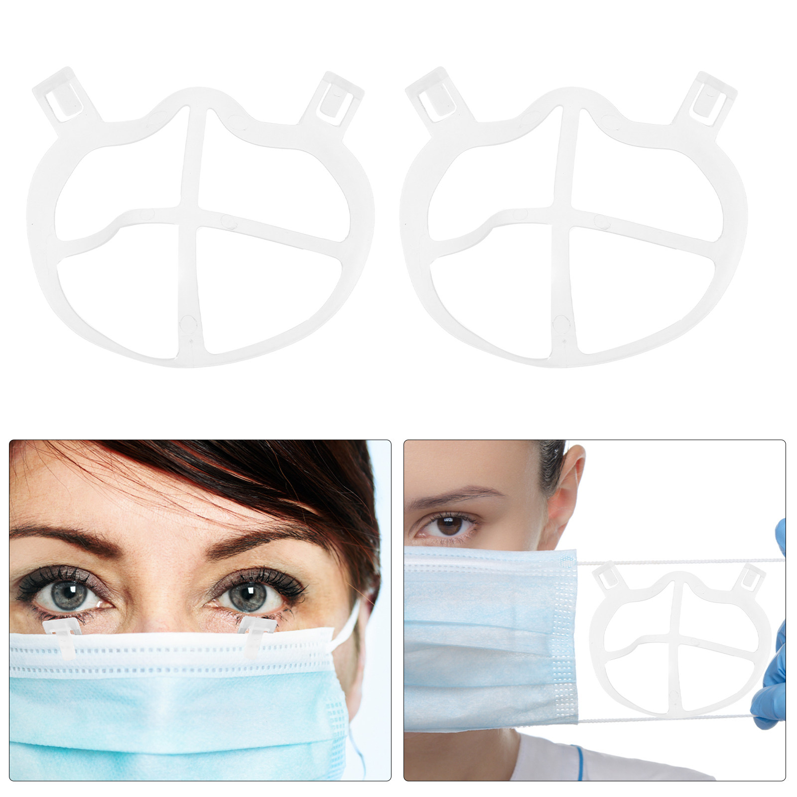 10Pcs Silicone Mask Holder Inn - Silicone Mask Bracket ulasan dan harga