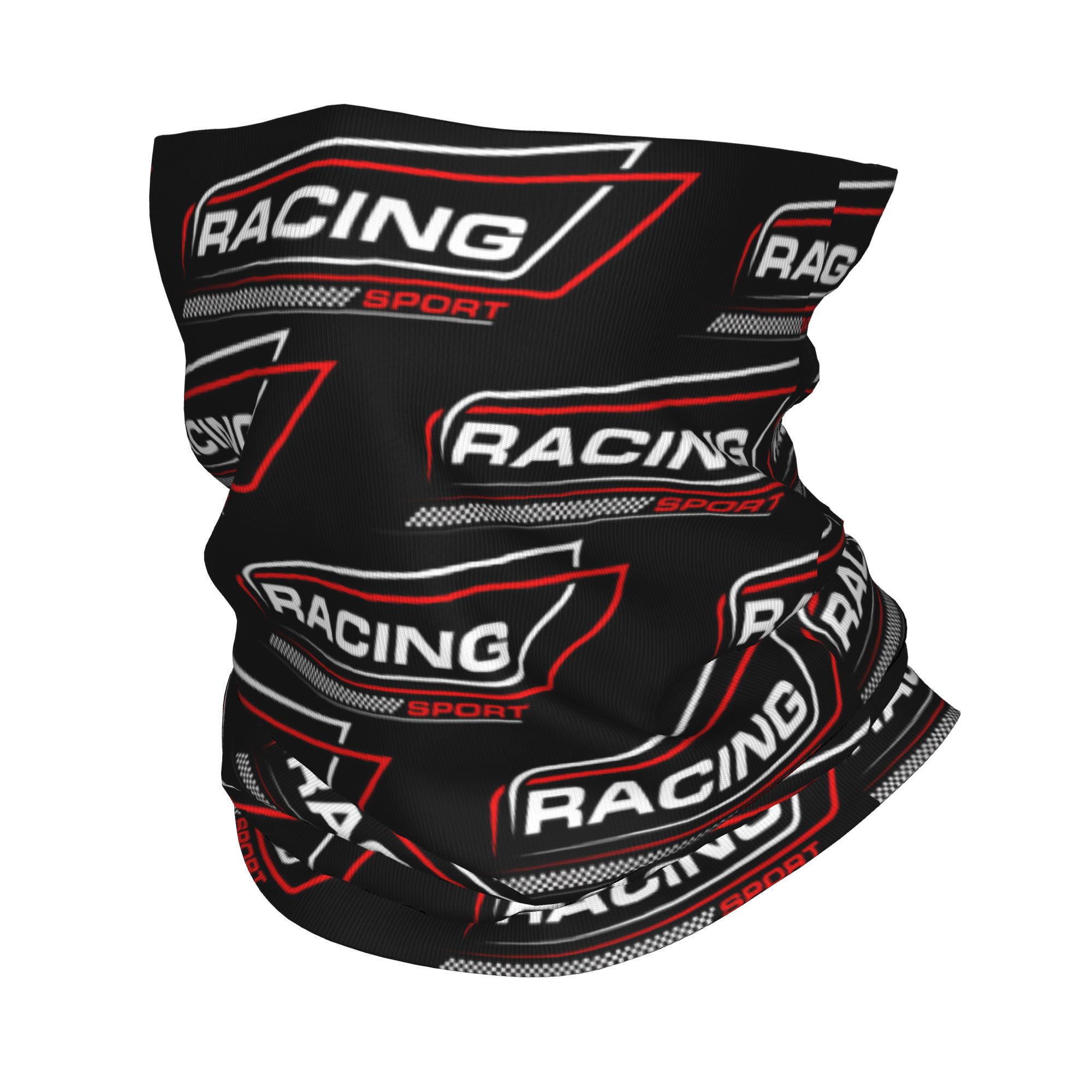 Custom Racing Speed Race Banda - Neck Gaiter Face Cover ulasan dan harga