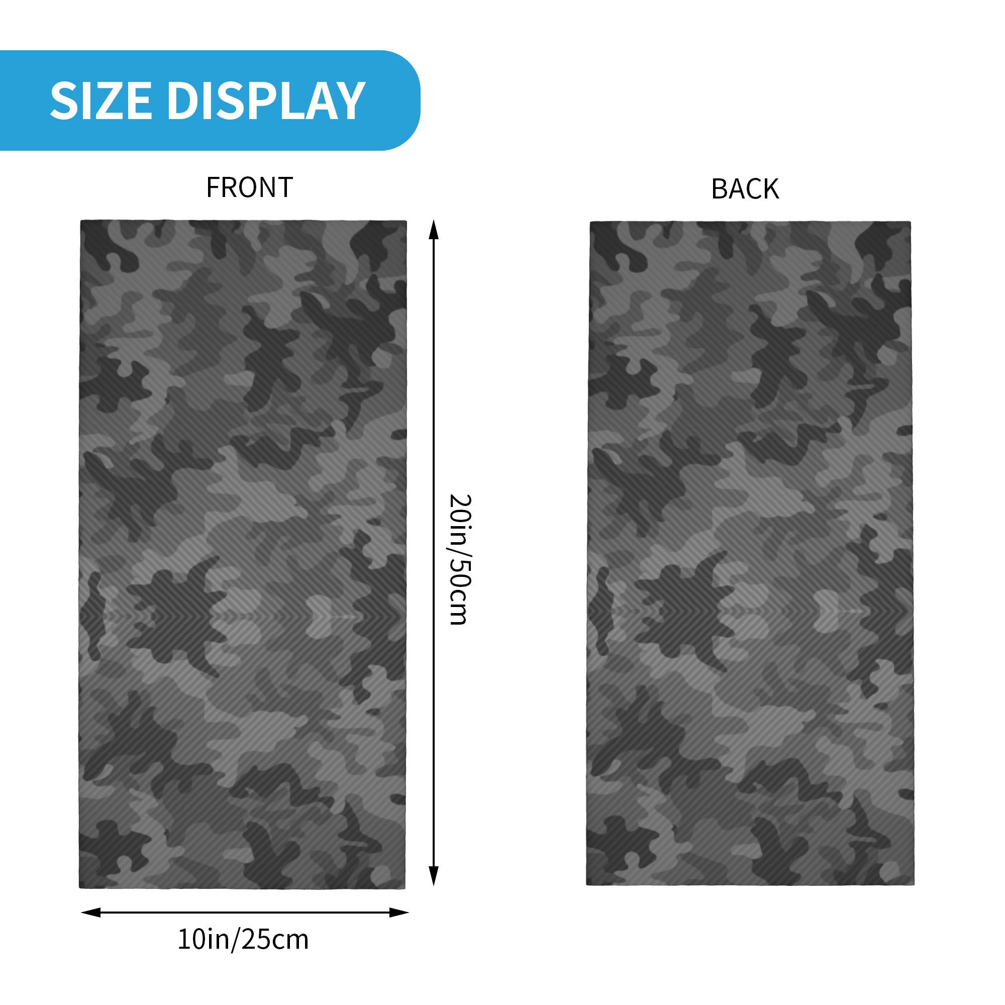 Custom Carbon Camo Bandana Nec - Neck Gaiter Face Cover ulasan dan harga