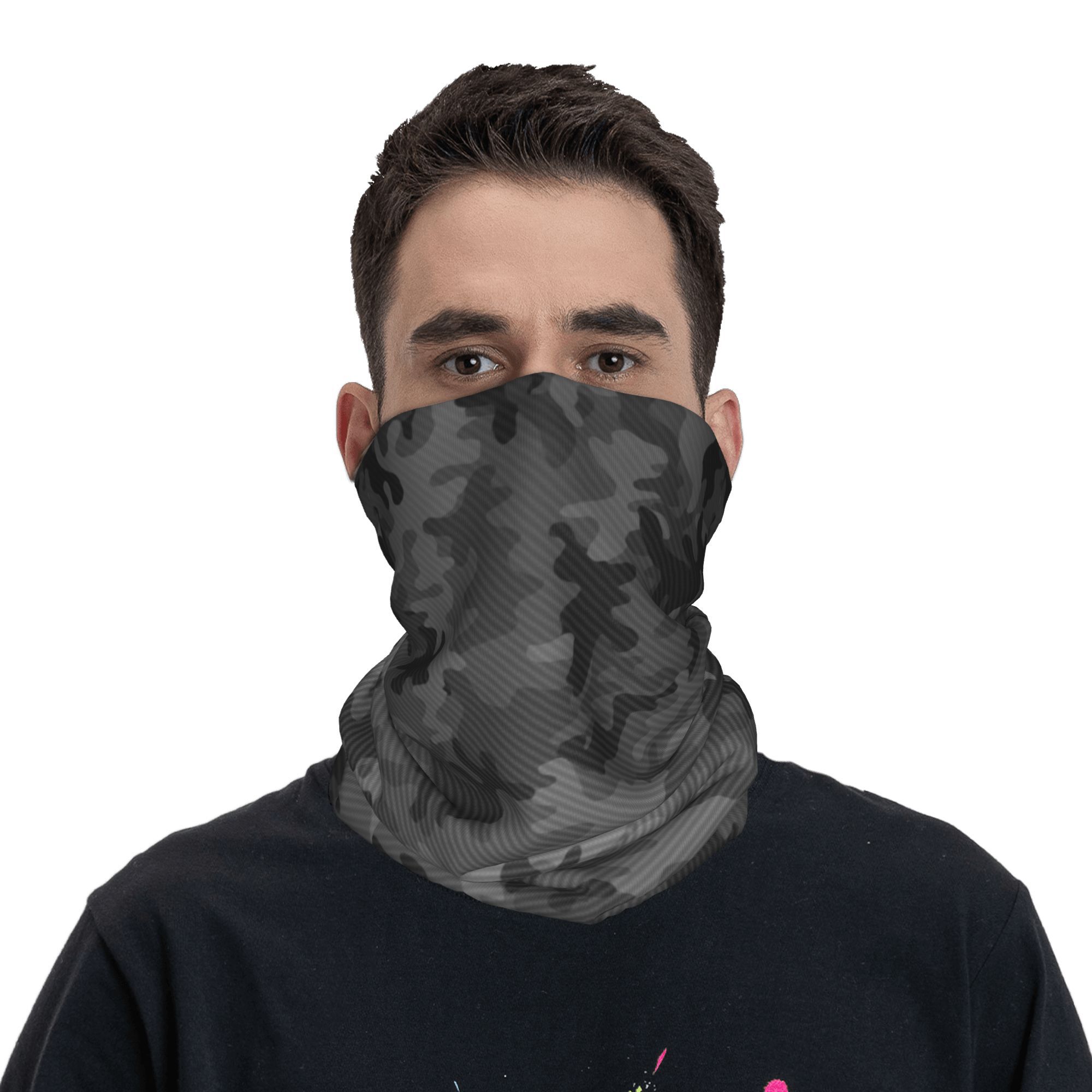 Custom Carbon Camo Bandana Nec - Neck Gaiter Face Cover ulasan dan harga