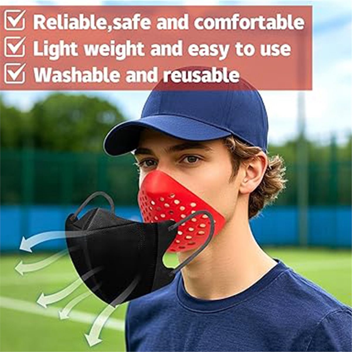 useful 4Pcs 3D Silicone Mask I - Silicone Mask Bracket ulasan dan harga