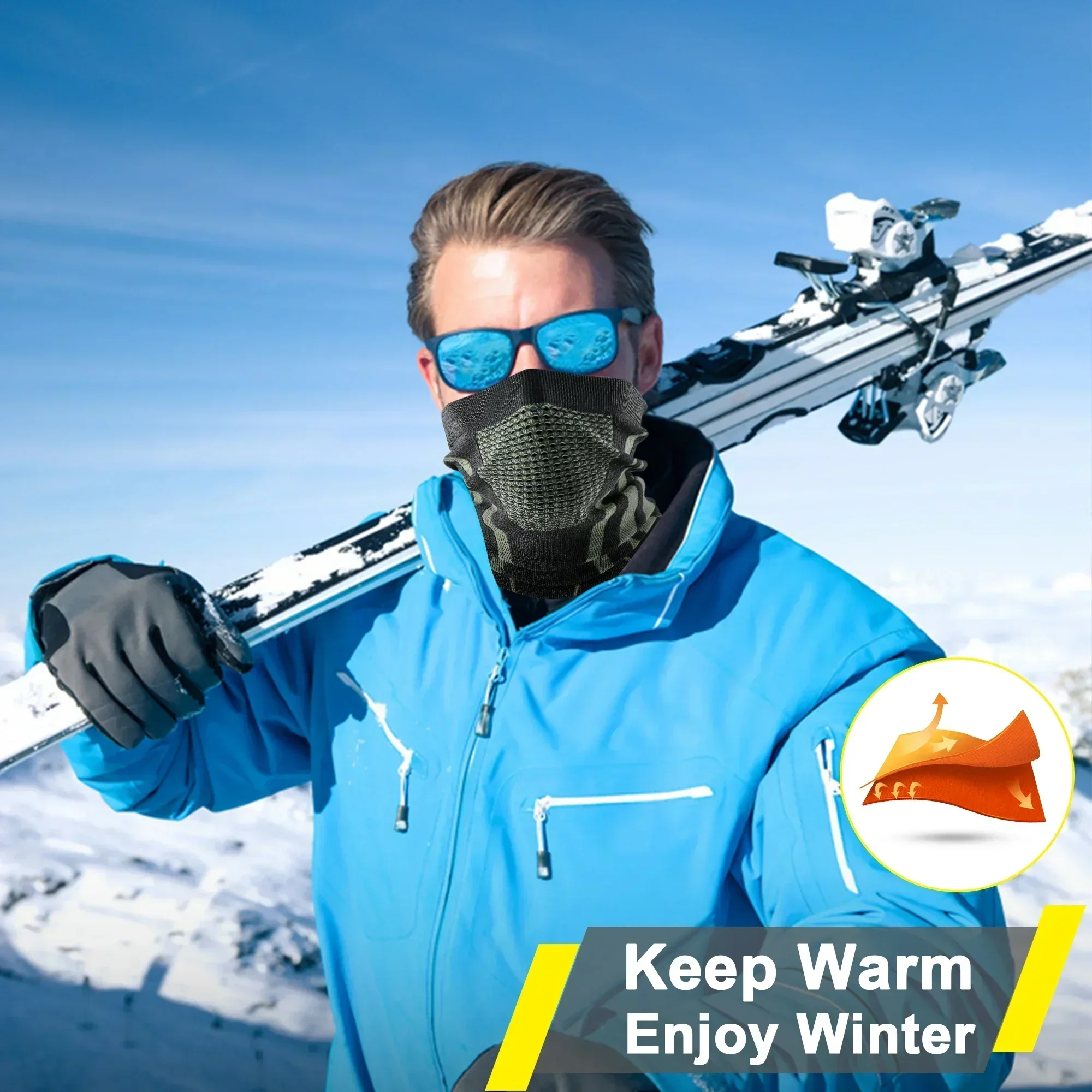 Winter Ring Tube Soft Bandana  - Sports Mask Breathable ulasan dan harga